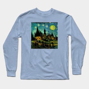 Starry Night Over Godric's Hollow Long Sleeve T-Shirt